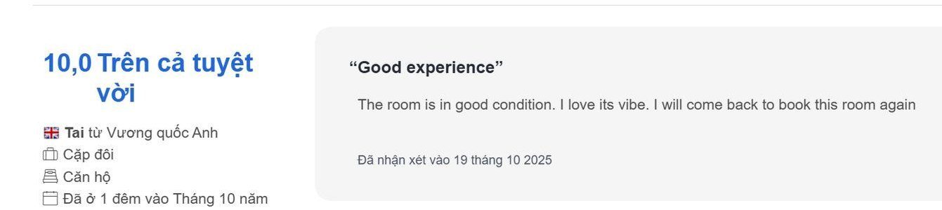 Ảnh chụp đánh giá thật từ Agoda